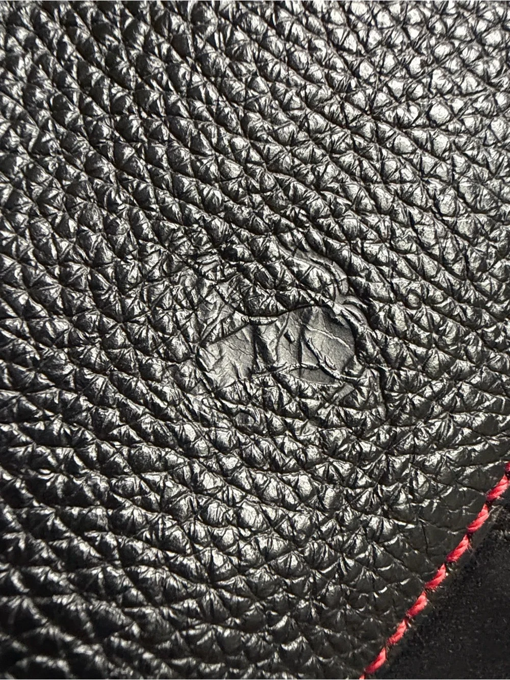 Tod's  Black Leather and Suede Tote from the Ferrari collection
